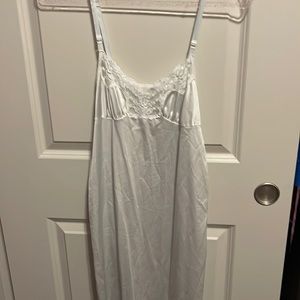 💞 White Lace Vassarette Slip Dress 💞